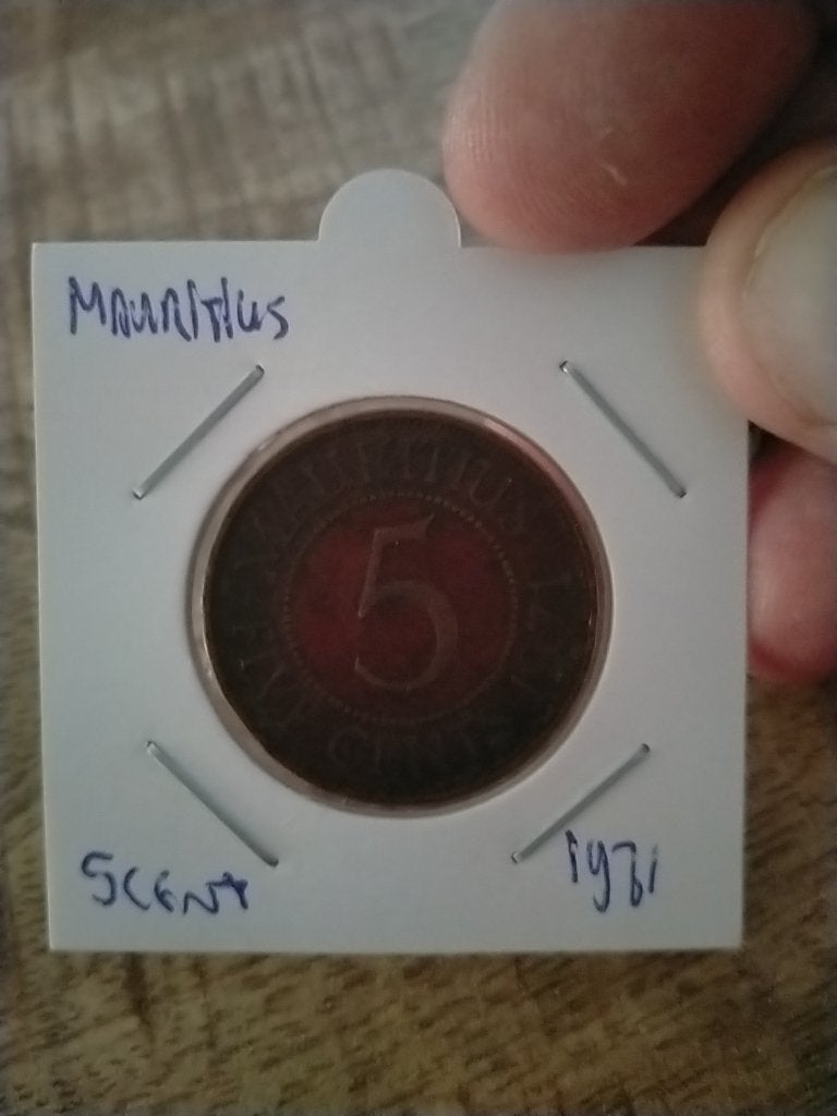 Mauritius 5 Cent 1971, Verzenden, Overige landen, Losse munt