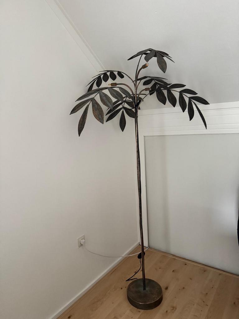 Vloerlamp palmboom - 180 cm - Botanische stijl, Ophalen, Gebruikt, Metaal, 150 tot 200 cm