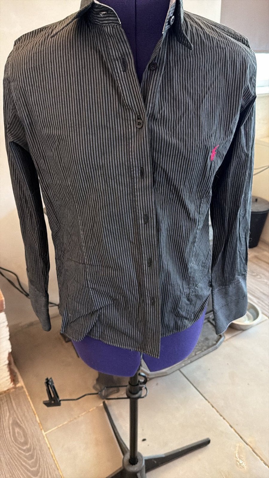Blouse polo by Ralph lauren maat 36, Kleding | Heren, Ophalen of Verzenden, Gedragen, Blauw, Polo Ralph Lauren