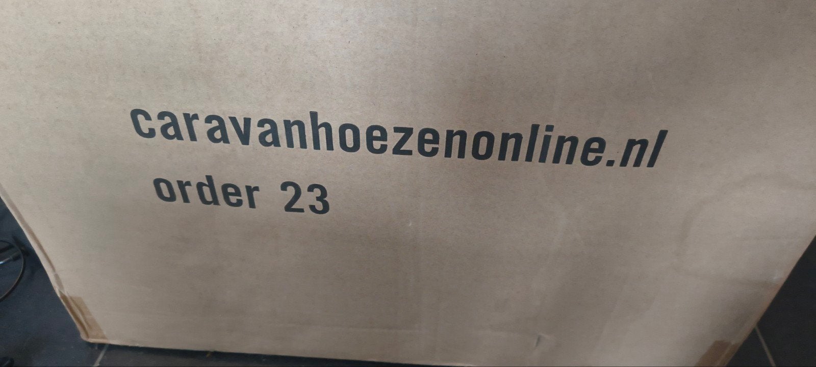 caravan hoes, Ophalen