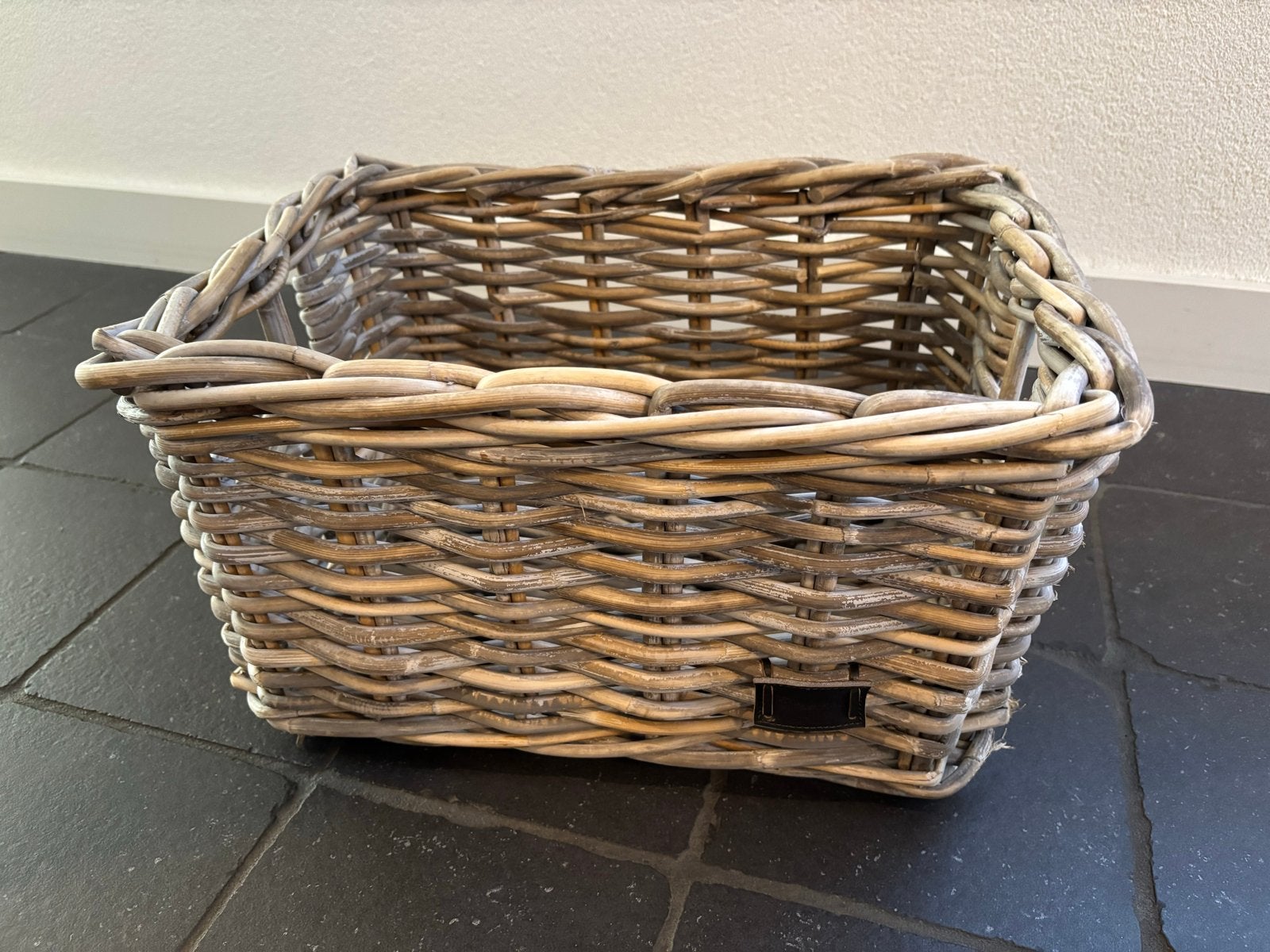 Fastrider Rieten Fietsmand 17L - 40x30x25 cm, Ophalen of Verzenden, Gebruikt, Fietsmand