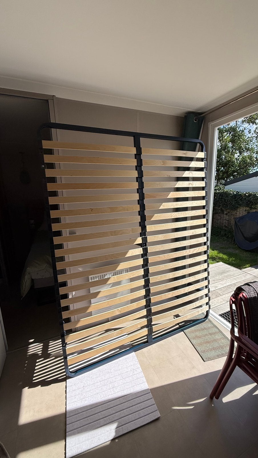 Bed onderstel, caravanbed onderstel 160x200, Caravans en Kamperen, Ophalen, Zo goed als nieuw