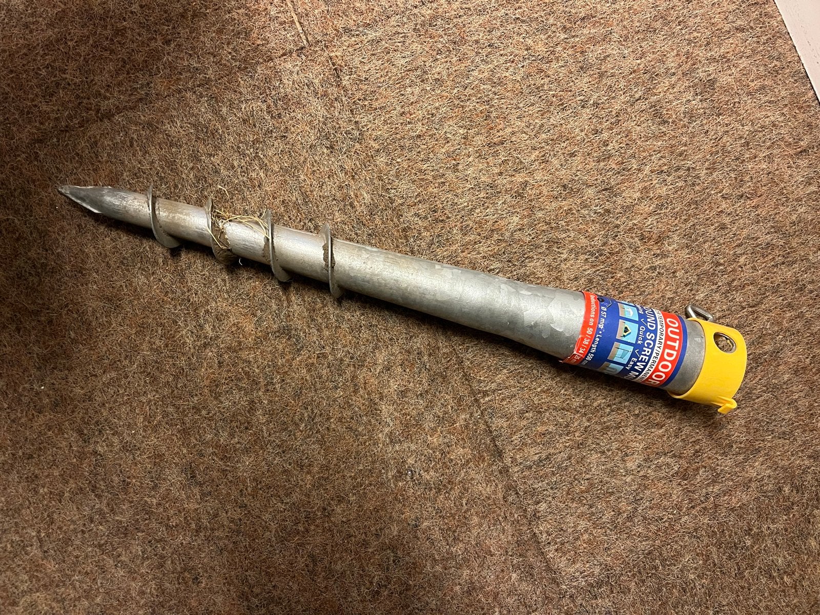 Grondanker voor mast of beachvlag, Verzenden, Nieuw