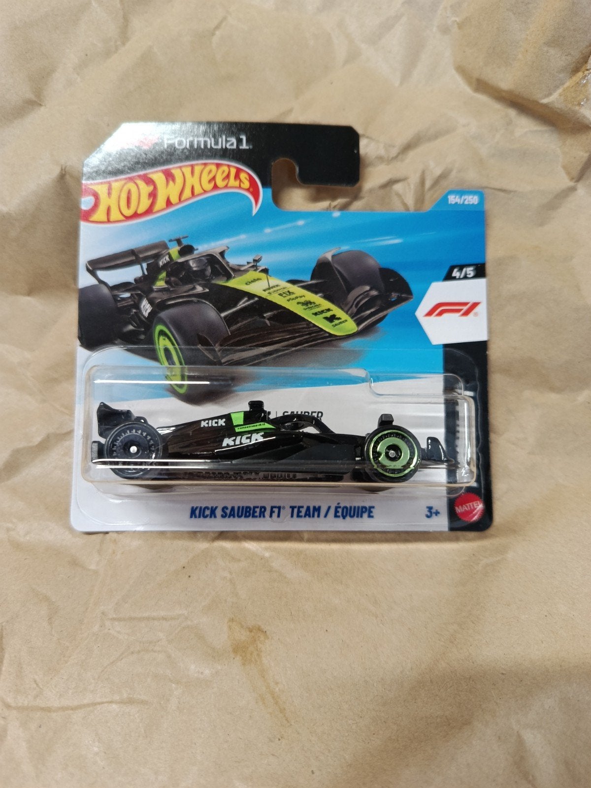 Hotwheels kick sauber f1 team, Hobby en Vrije tijd, Modelauto's | Overige schalen, Ophalen of Verzenden, Nieuw, Auto
