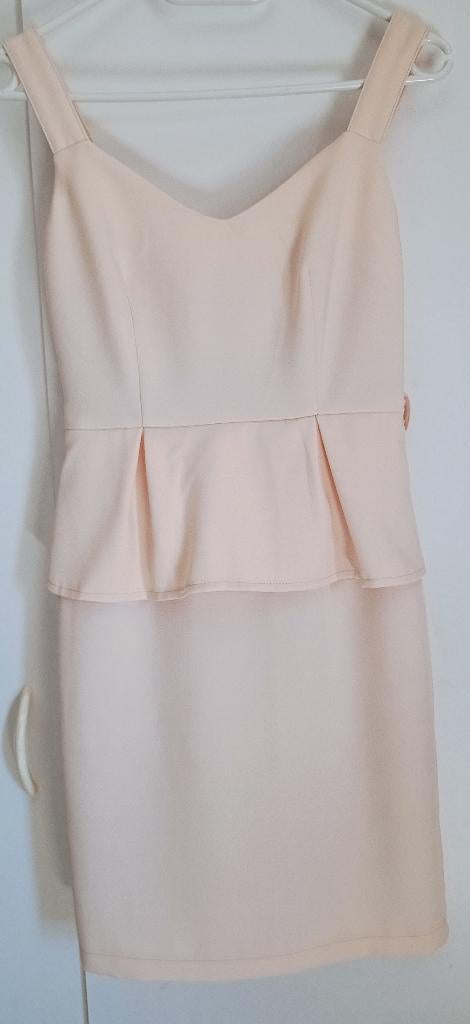 Vera & Lucy jurk, champagne kleur,  maat XS / S, als nieuw, Beige, Ophalen of Verzenden, Zo goed als nieuw, Maat 34 (XS) of kleiner