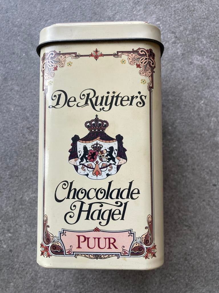 Oud de Ruijter hagelslag blikje, Ophalen, Gebruikt, Overige merken