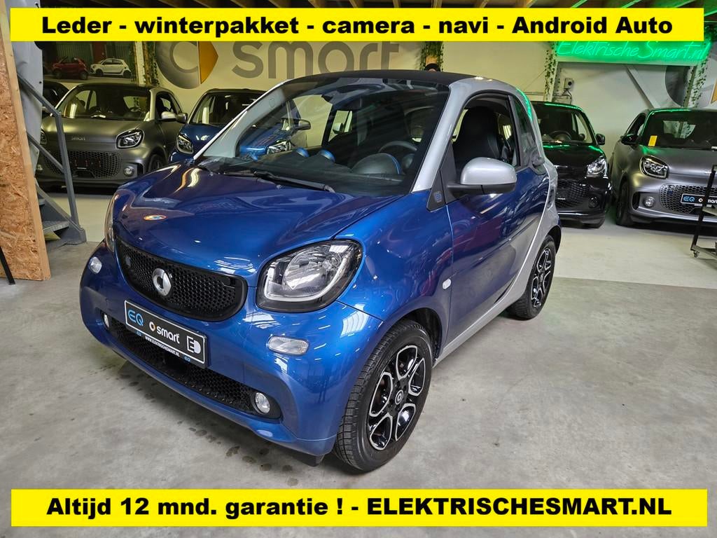 Smart Fortwo EQ Comfort PLUS - 3 fase lader - leder - winter, Auto's, Smart, Bedrijf, Te koop, ForTwo, ABS, Achteruitrijcamera