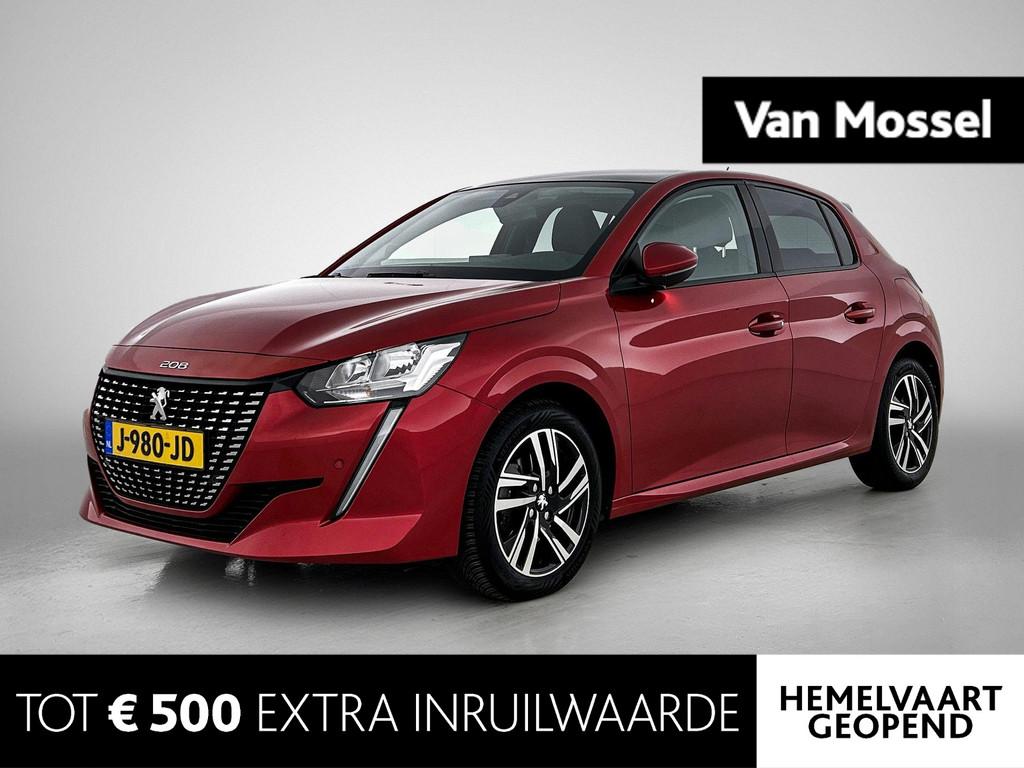 Peugeot 208 1.2 PureTech GT-Line | airco automatisch | Apple, Voorwielaandrijving, Gebruikt, Euro 6, Leder en Stof