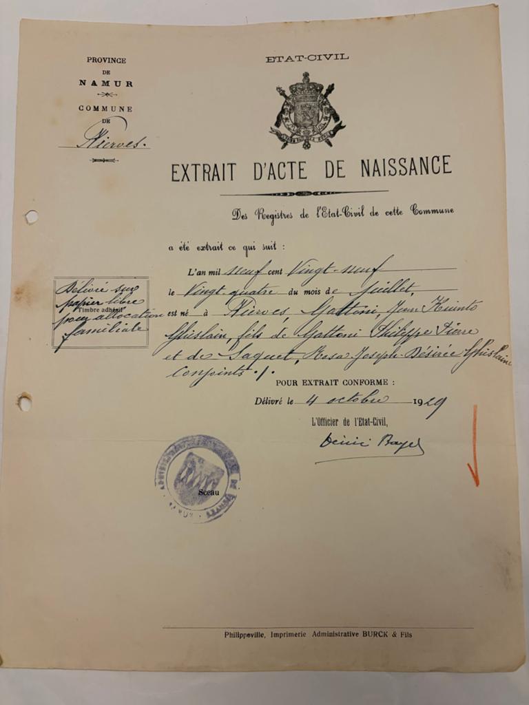 Oude Geboorteaktes België - Unieke Documenten, Ophalen of Verzenden