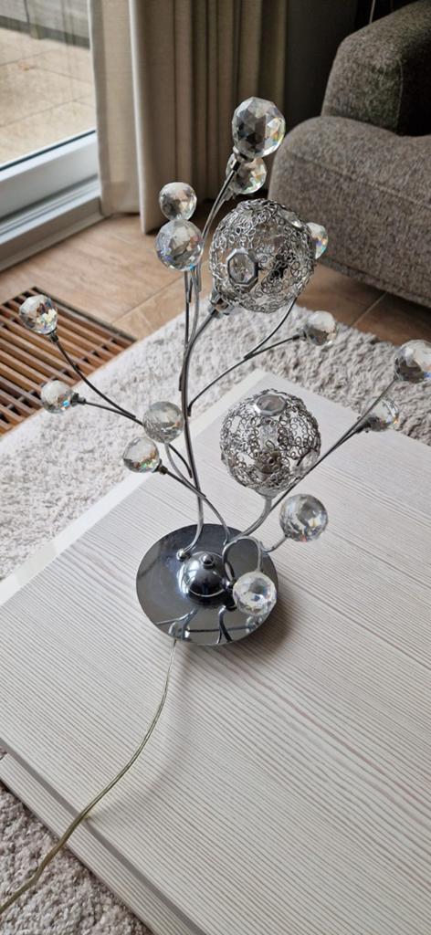 Antieke tafel- en hanglamp, Ophalen