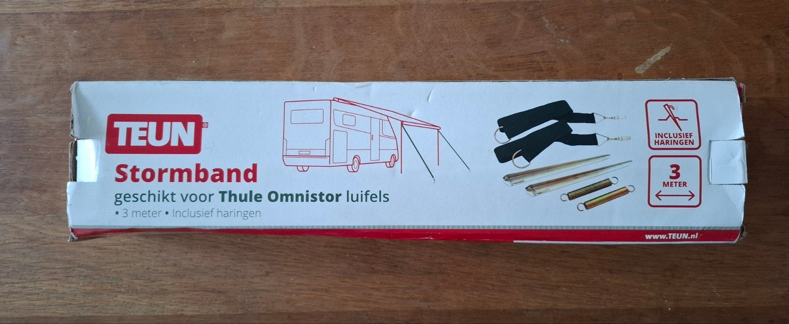 TEUN Stormband geschikt voor Thule Omnistor luifels 3m, Ophalen of Verzenden