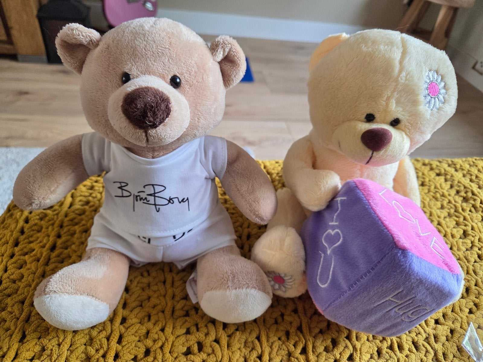Twee teddybeer knuffels, Kinderen en Baby's, Overige merken, Beer, Nieuw, Ophalen of Verzenden