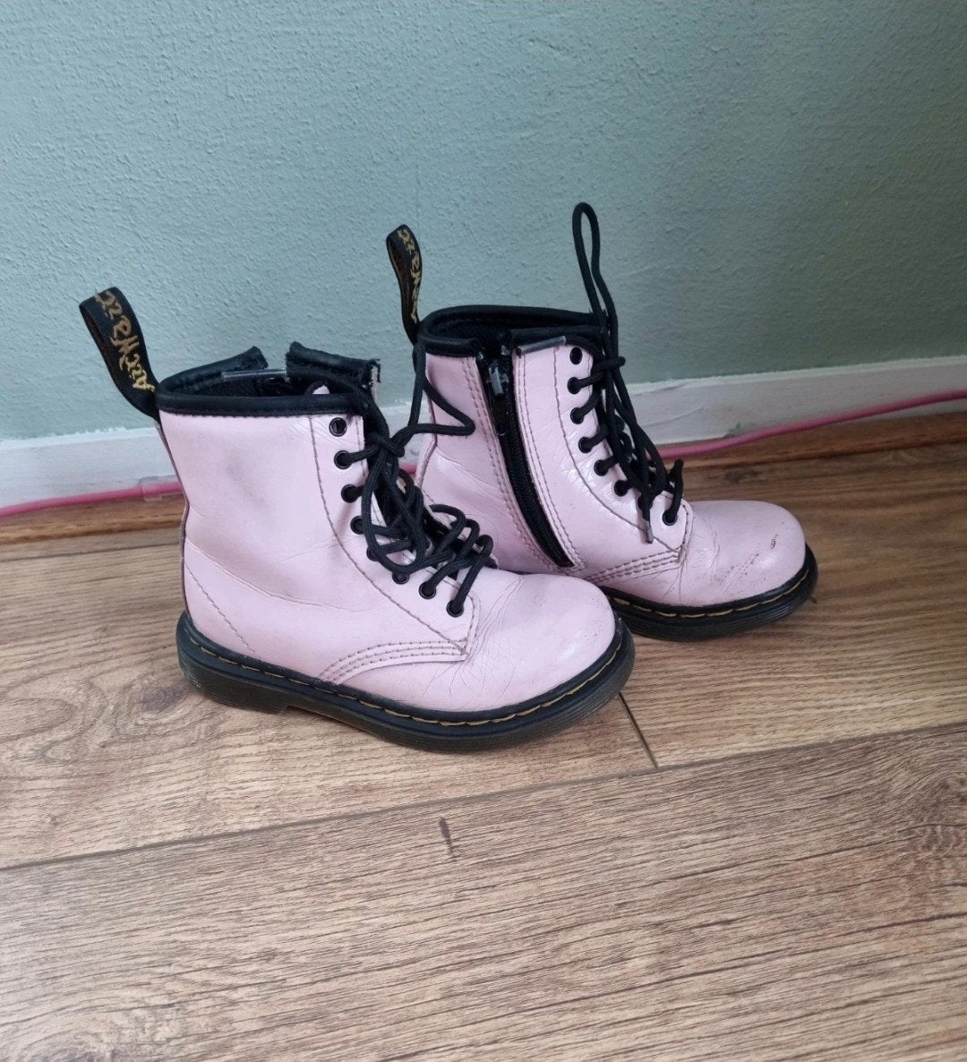 Dr. Martens Roze Laarzen Maat 24 voor Meisjes, Dr. Martens, Gebruikt, Meisje, Ophalen of Verzenden