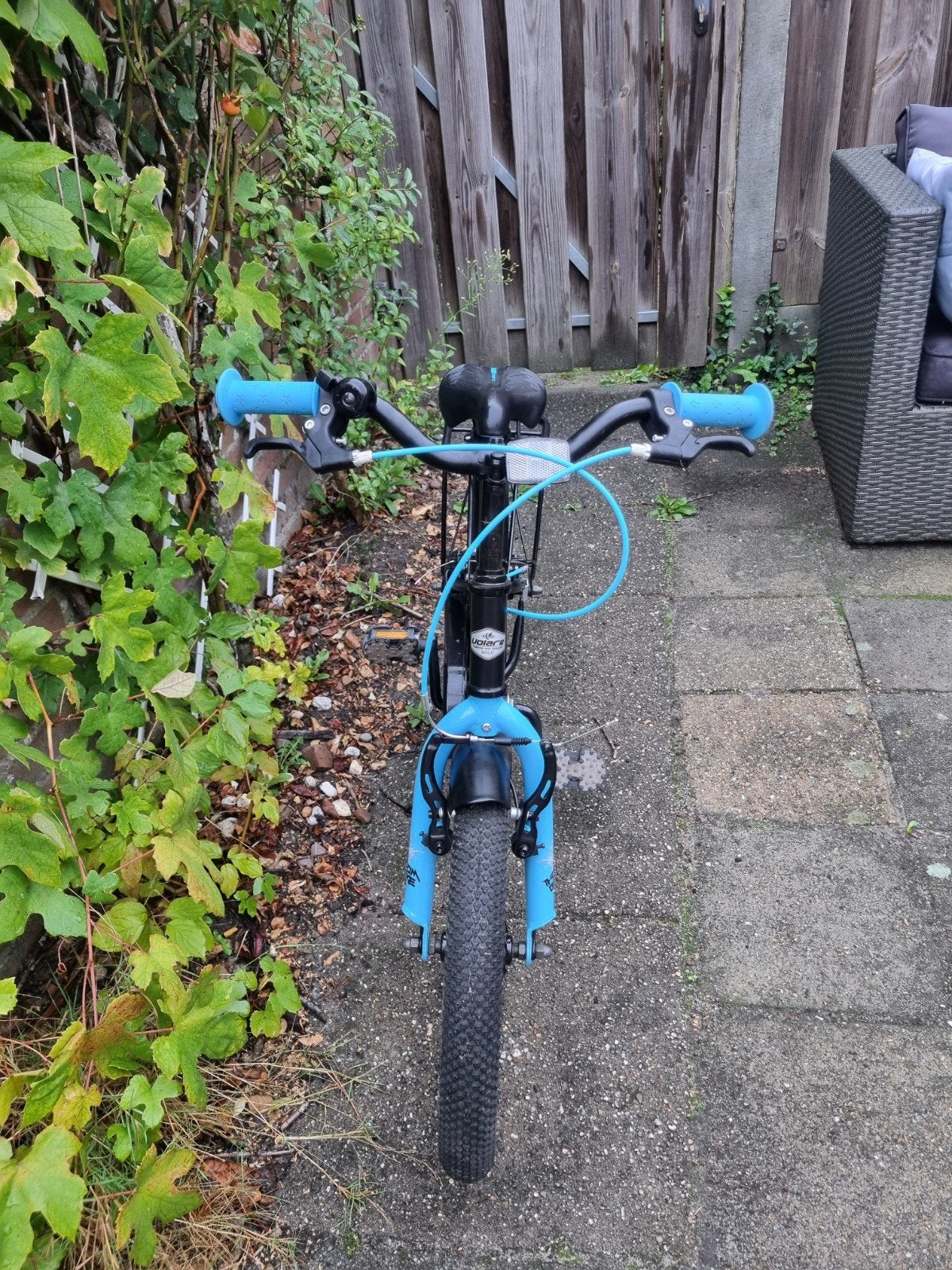 Volare Thombike kinderfiets 16 inch - Zwart/Blauw, Ophalen, Terugtraprem, Volare Thombike, 16 tot 20 inch
