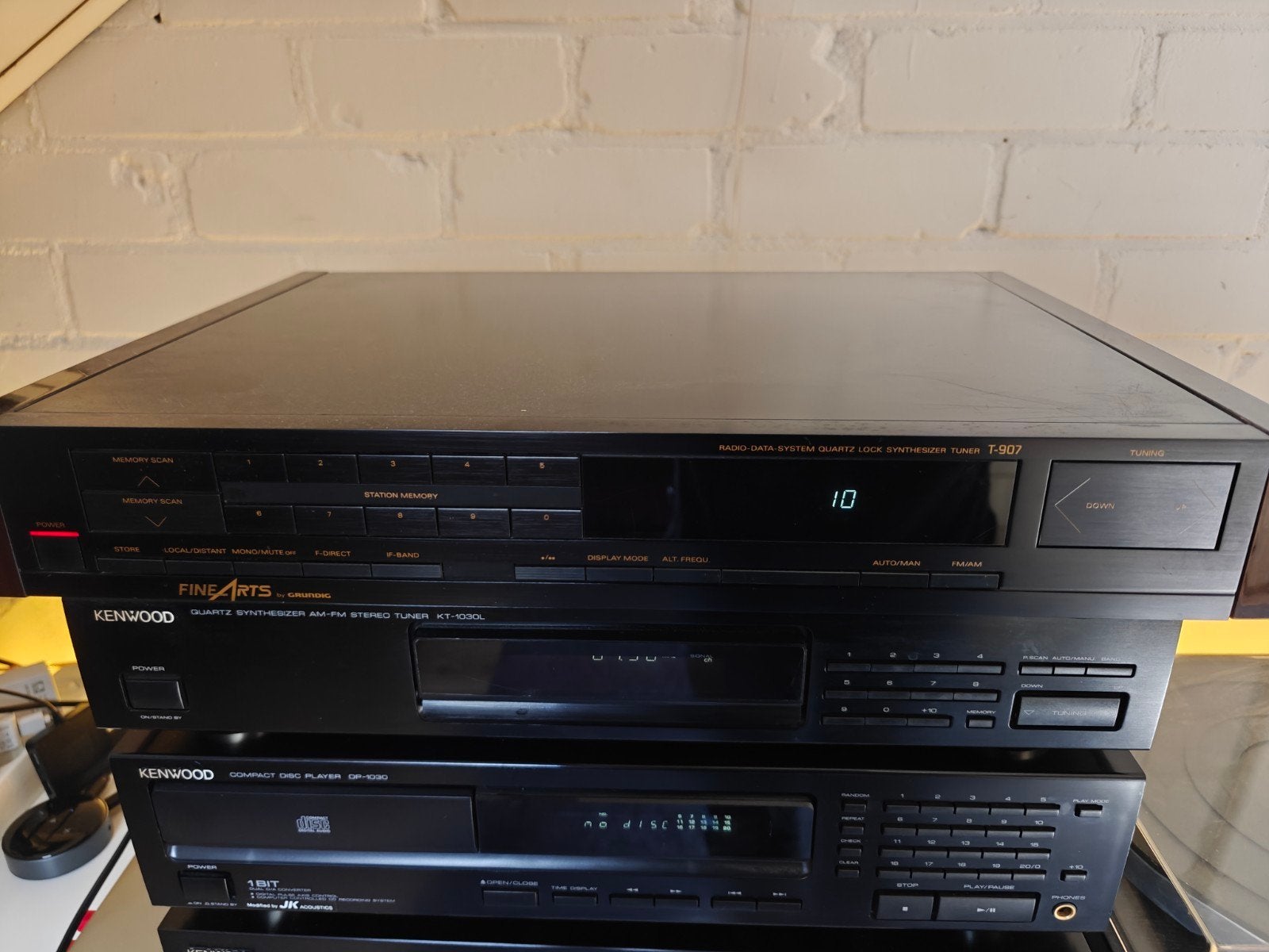 Grundig Fine Arts T-907 Tuner, Ophalen of Verzenden, Gebruikt, Radio