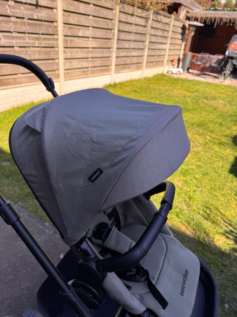 Complete Easywalker Harvey3 kinderwagen, Zo goed als nieuw, Met reiswieg, Ophalen, Kinderwagen
