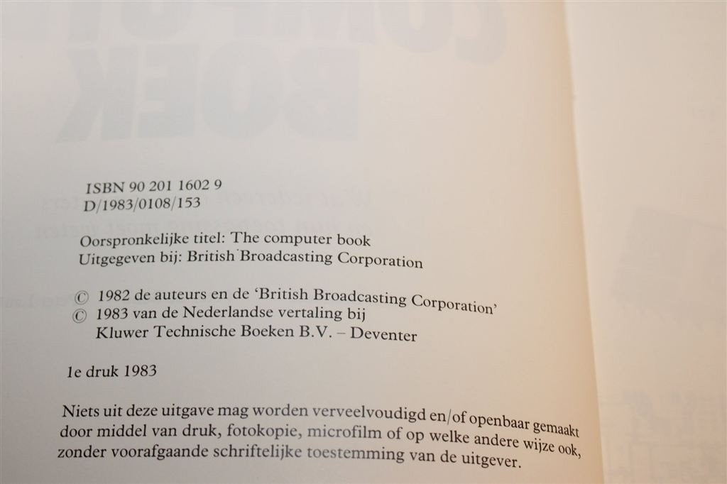 Computerboek 1983 — Vintage Gids Computers & Toepassingen, Boeken, Informatica en Computer, Ophalen of Verzenden, Gelezen, Internet of Webdesign