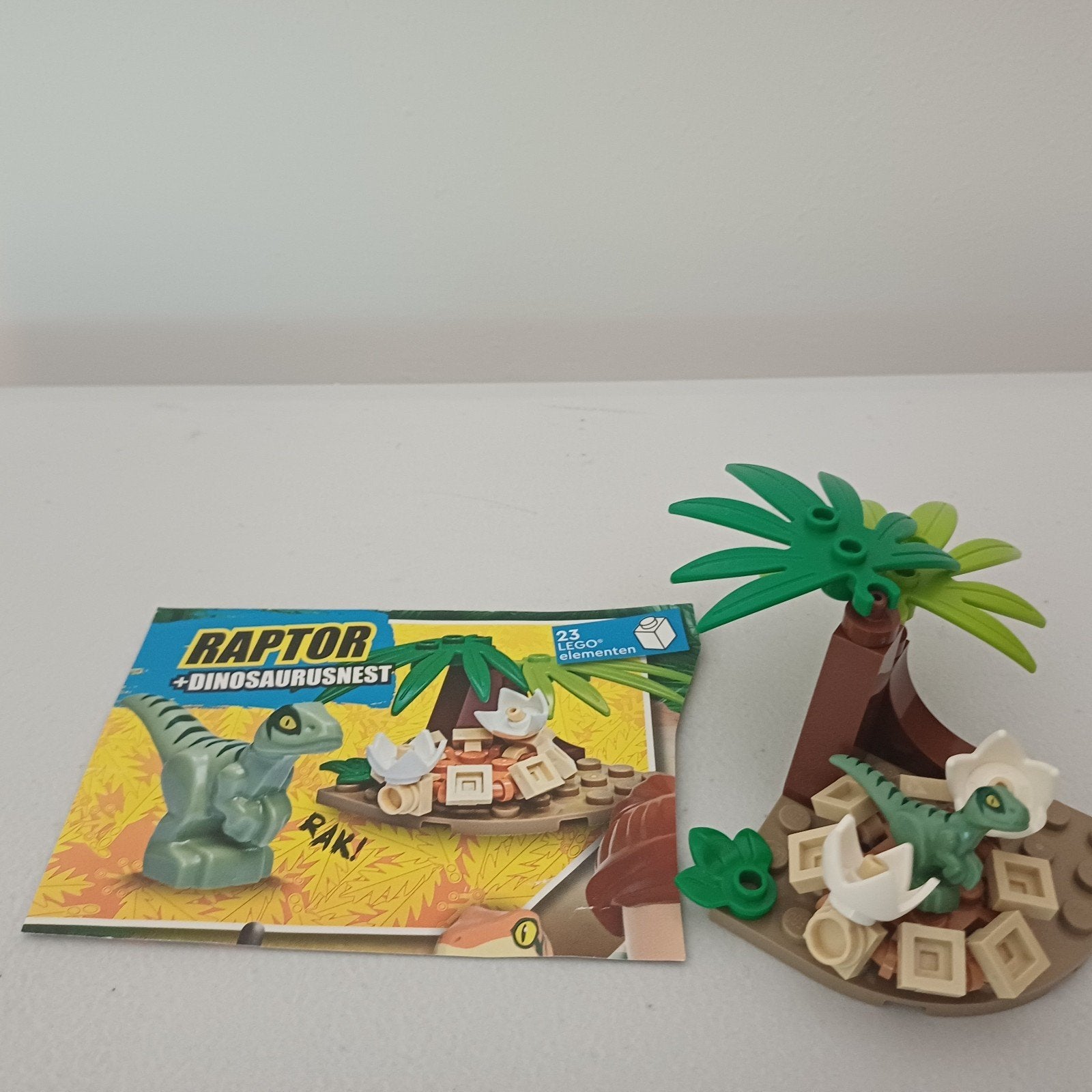LEGO 122221 Raptor + Dinosaurusnest - Compleet, Ophalen of Verzenden, Zo goed als nieuw