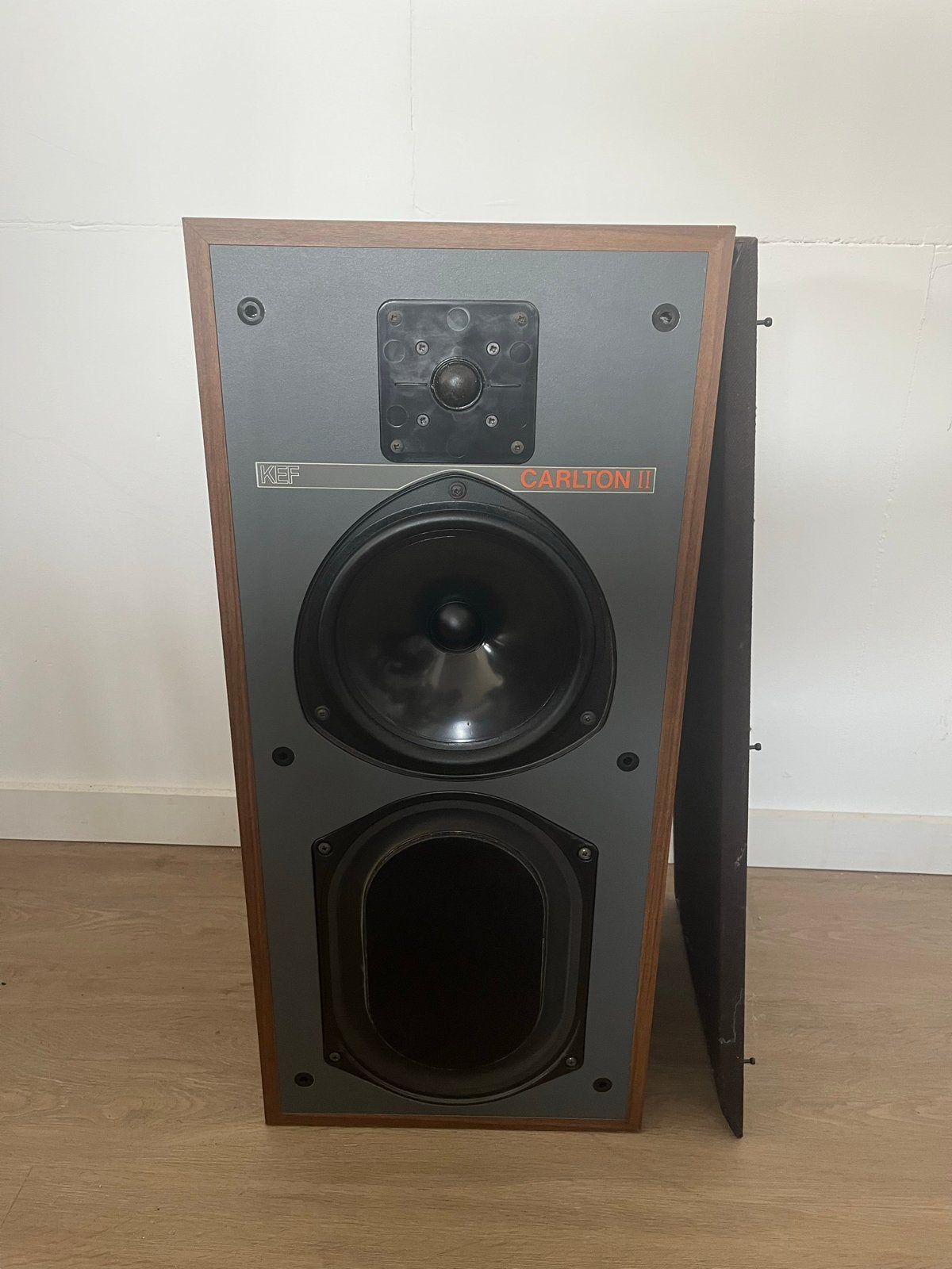 KEF Carlton II Vloerstaande Luidsprekers - Vintage Geluid, Ophalen, Vloerstaande luidspreker, Gebruikt, 60 tot 120 watt