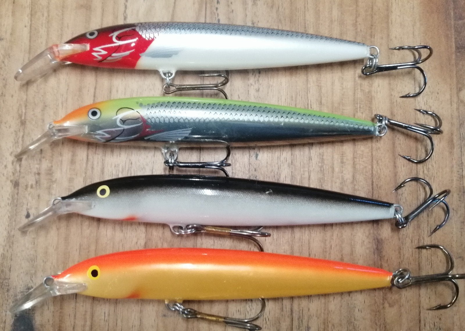 Rapala Magnum floating 18 cm pluggen - 4 stuks, Ophalen, Gebruikt, Overige typen