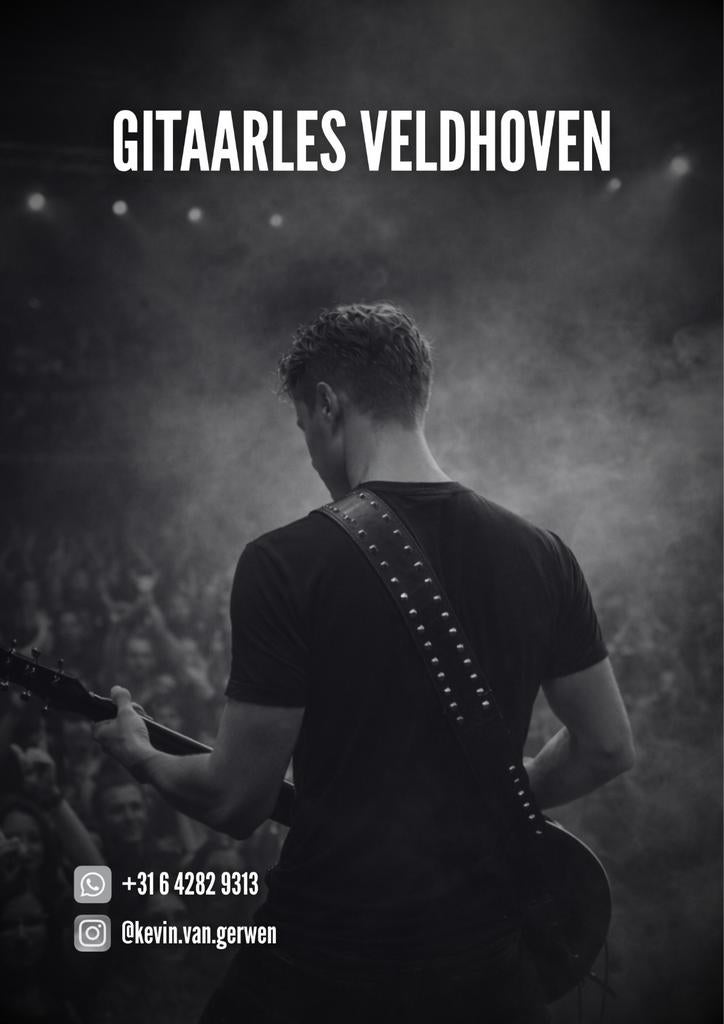 Gratis gitaarles Veldhoven!, Muziek en Instrumenten, Ophalen, Gebruikt, Minder dan 50 watt