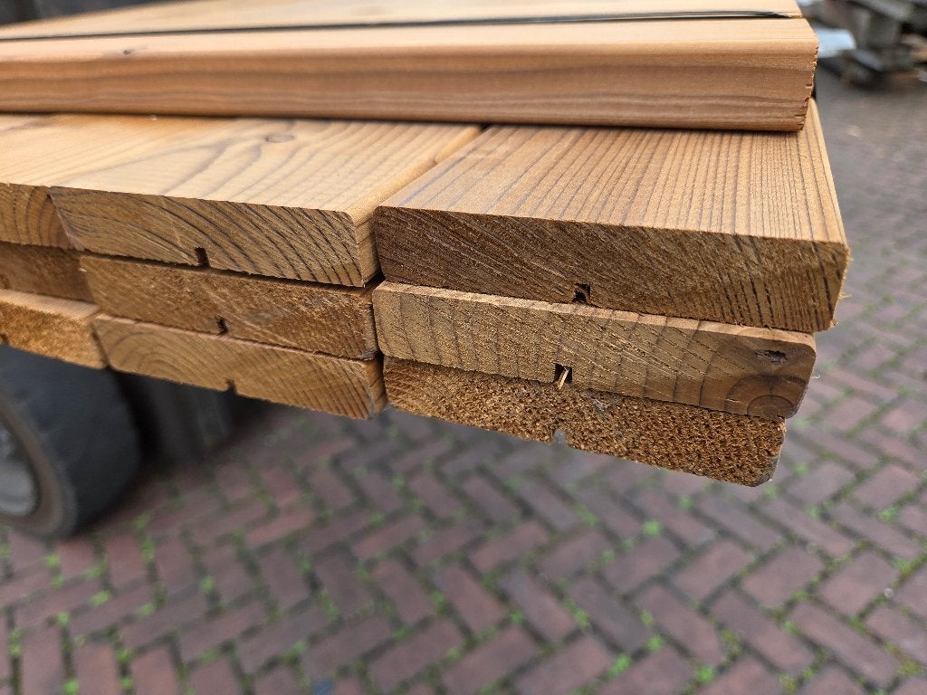 Thermowood planken 18x90 mm - nr: TP16, Ophalen, Nieuw, 180 tot 250 cm, Planken