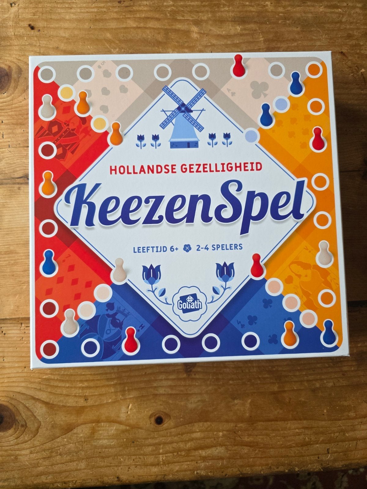 Keezen Spel - Hollands Gezelschapsspel van Goliath, Hobby en Vrije tijd, Een of twee spelers, Ophalen of Verzenden, Nieuw, Goliath