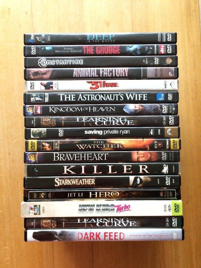 16 DVD's 16+, Cd's en Dvd's, Vanaf 16 jaar, Ophalen of Verzenden, Zo goed als nieuw, Actiethriller