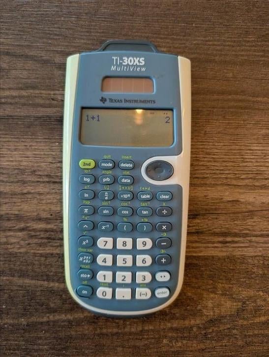 Rekenmachine TI-30XS - Texas Instruments MultiView, Ophalen, Gebruikt