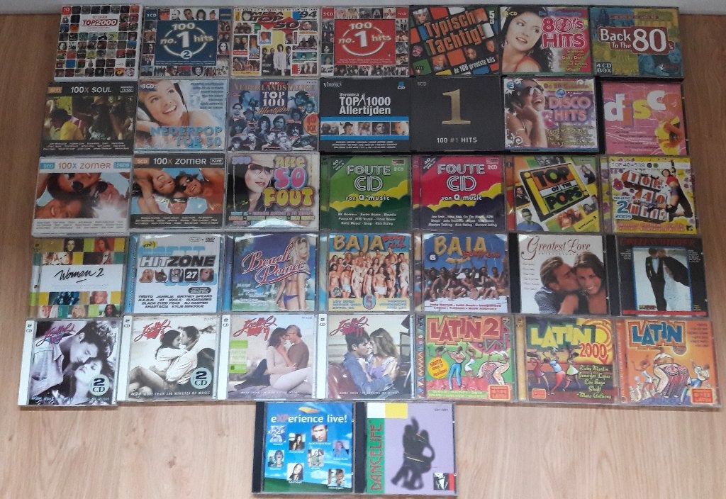 CD verzameling- diverse genres-ruim 100 tuks-1 koop, Ophalen, Zo goed als nieuw, Overige typen, Inclusief doosje