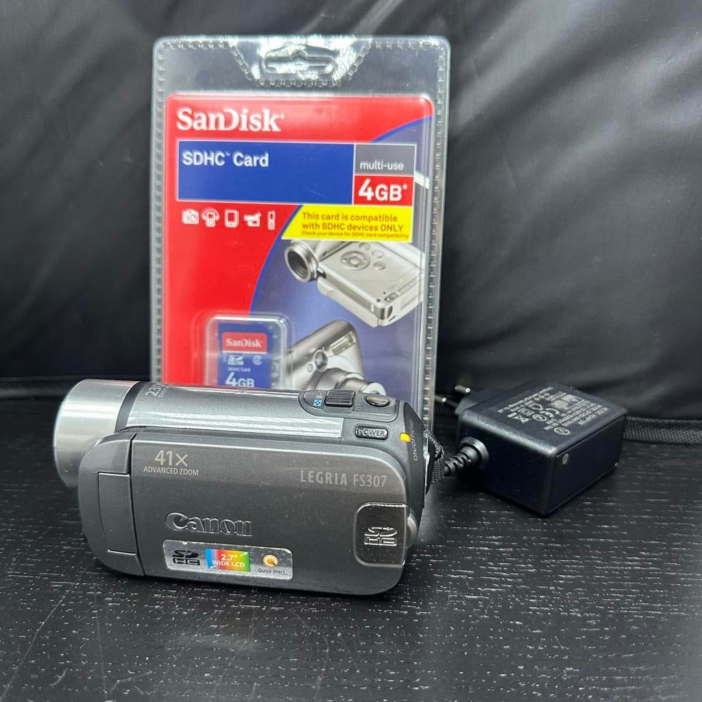 Canon Legria FS307 Camcorder - Compacte Digitale Videocamera, Ophalen of Verzenden, Zo goed als nieuw, D, E