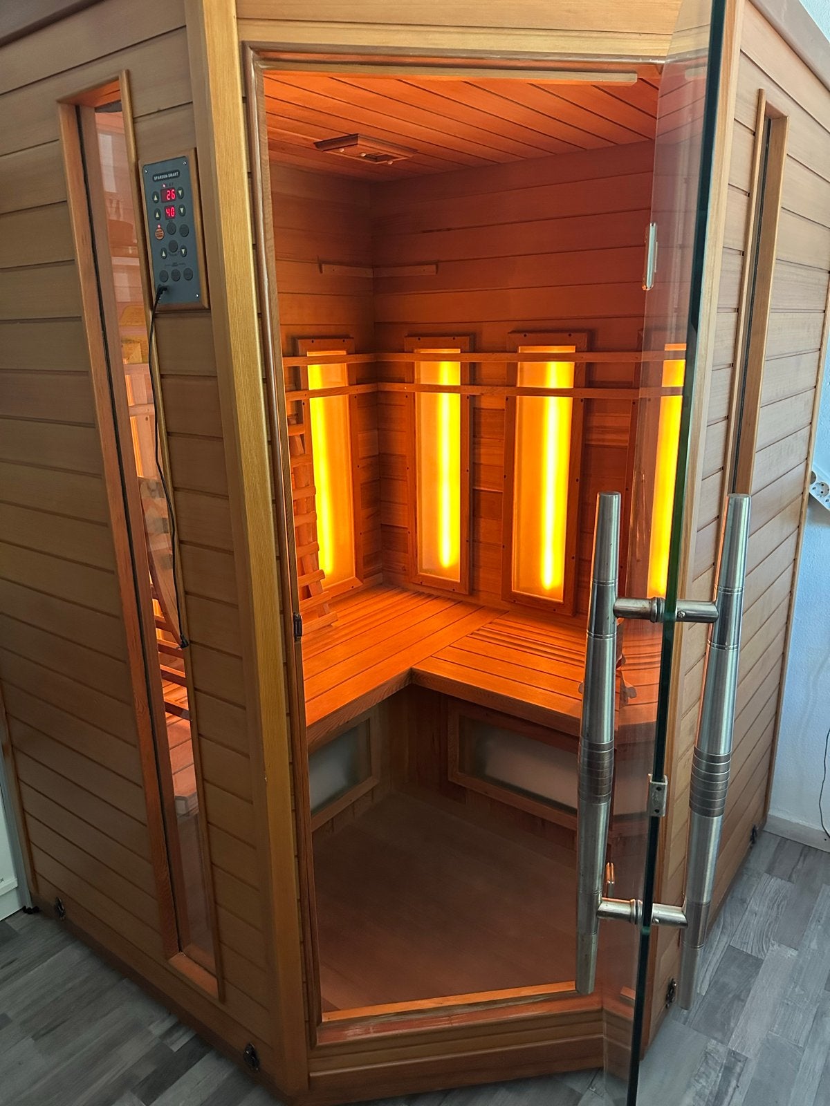 Infrarood sauna Sparden-Smart, zo goed als nieuw, Ophalen, Zo goed als nieuw, Infrarood, Complete sauna