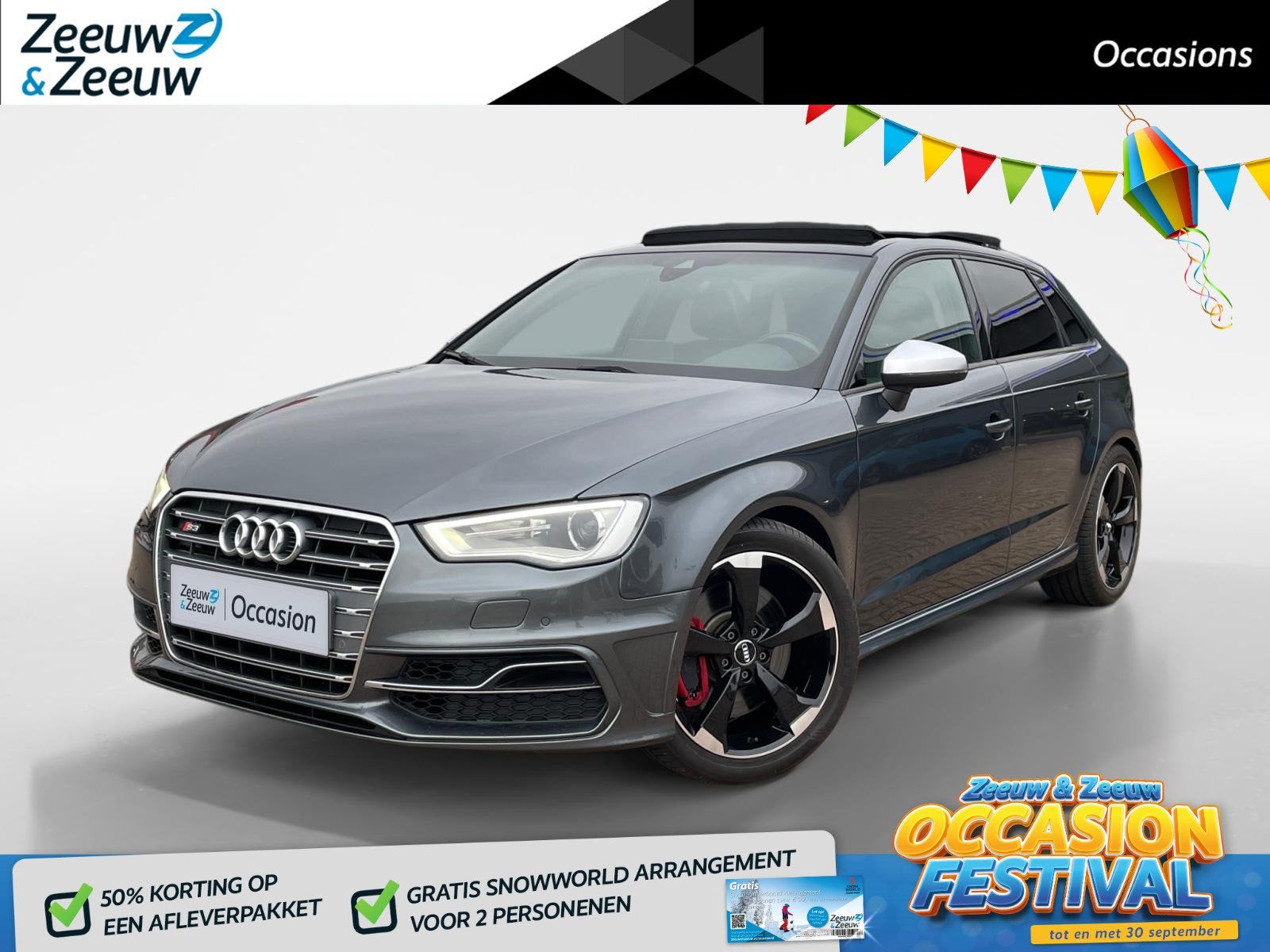 Audi S3 Sportback 2.0 TFSI quattro Pro Line Plus *Automaat*N, Auto's, Automaat, Gebruikt, 4 cilinders, 1984 cc