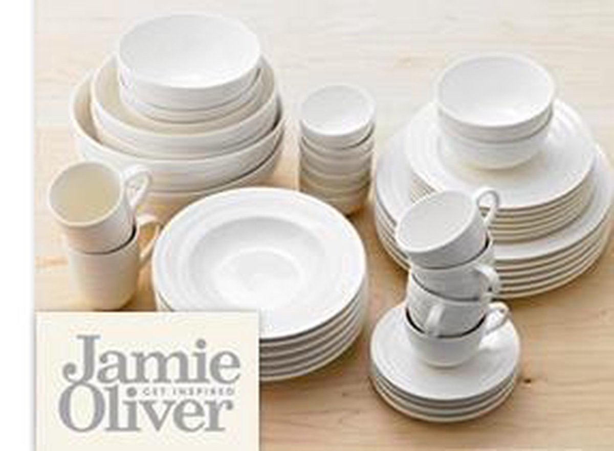 Prachtig Jamie Oliver Waves servies in prima staat puntgaaf., Ophalen of Verzenden, Zo goed als nieuw, Porselein, Compleet servies