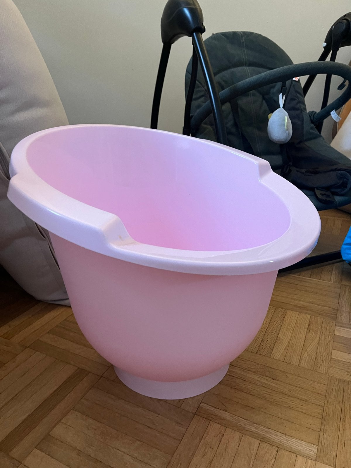 Roze Tummy Tub babybadje, Gebruikt, Tummy Tub, Standaard, Ophalen