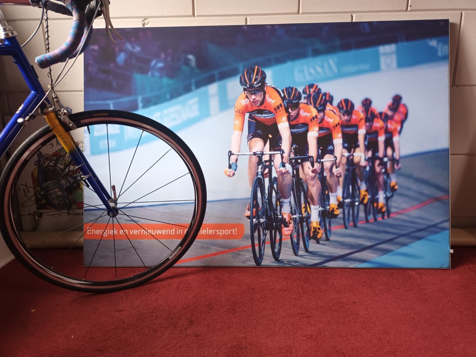 roompot poster wielersport wielrennen baanwielrennen, Ophalen, Overige typen