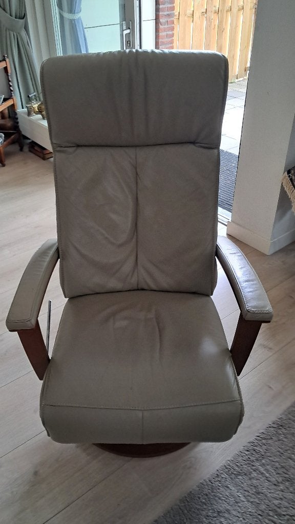Relax stoel Prominent!, Huis en Inrichting, Fauteuils, Ophalen, Gebruikt, Minder dan 75 cm, Leer