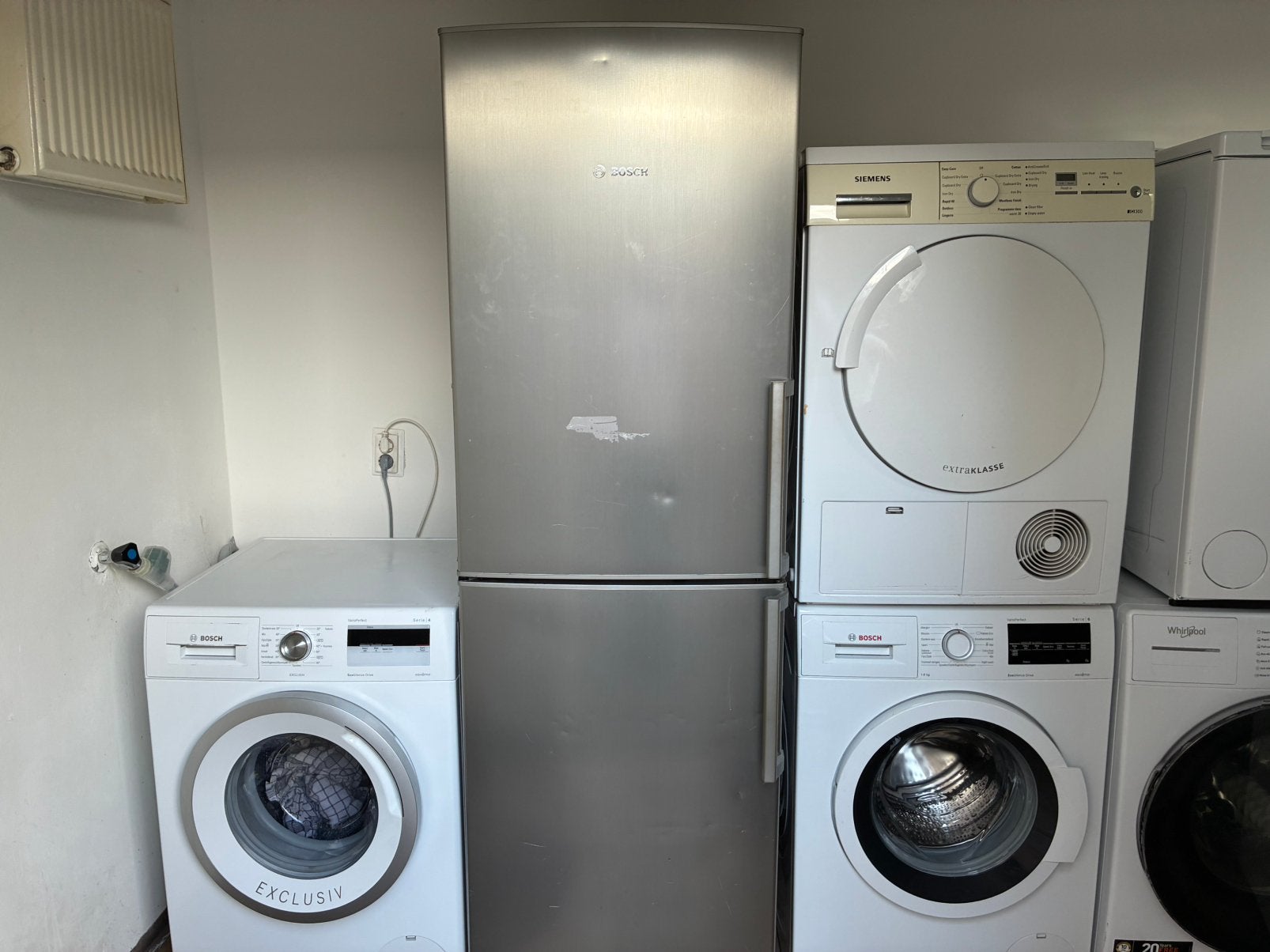 In nette staat prima Bosch NoFrost KoelVries/Combinatie, Witgoed en Apparatuur, Koelkasten en IJskasten, Bosch, Gebruikt, 200 liter of meer