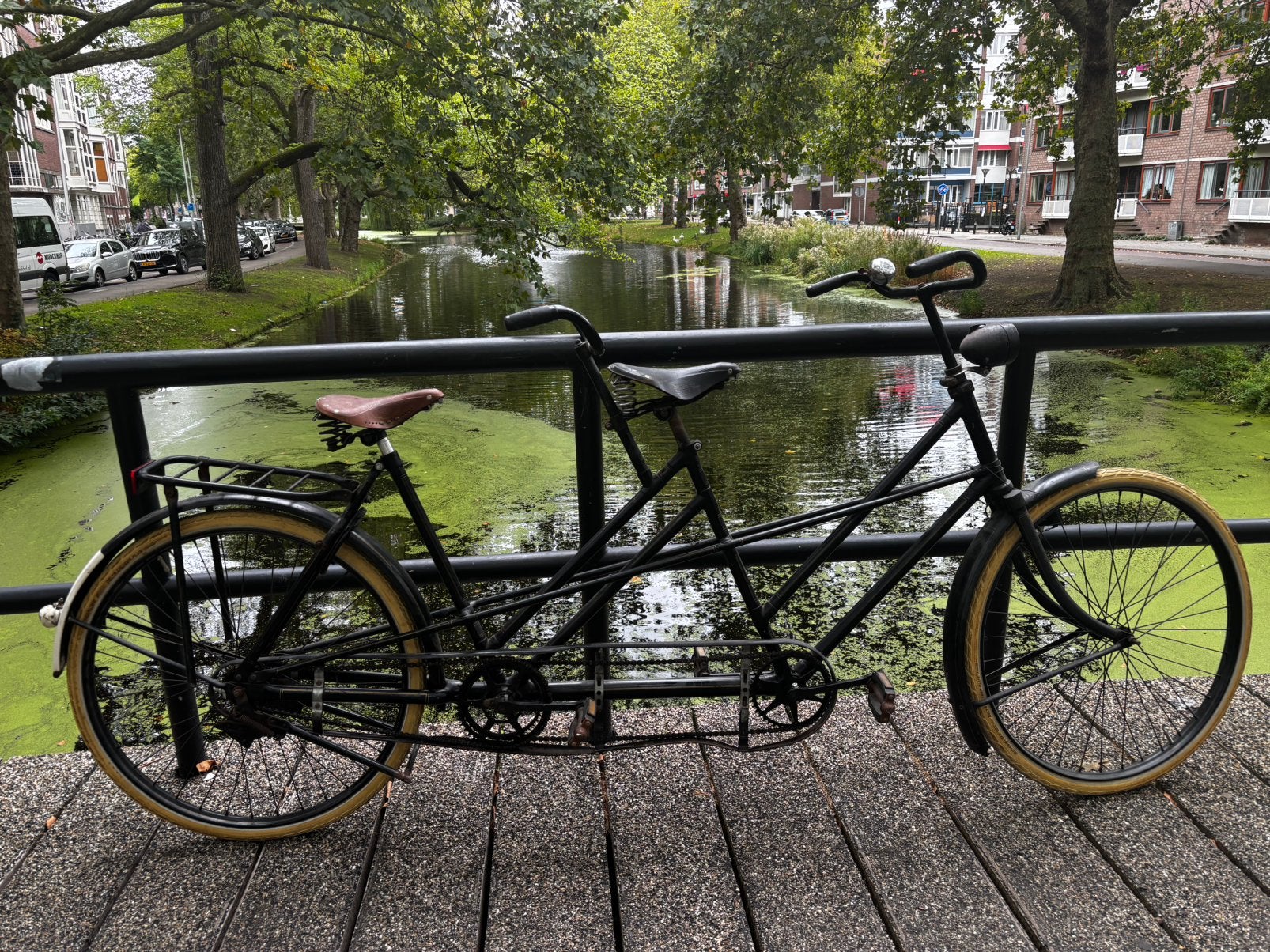Antique Tandem - 2 Brooks Saddles, Minder dan 10 versnellingen, Gebruikt, 51 tot 55 cm, Ophalen
