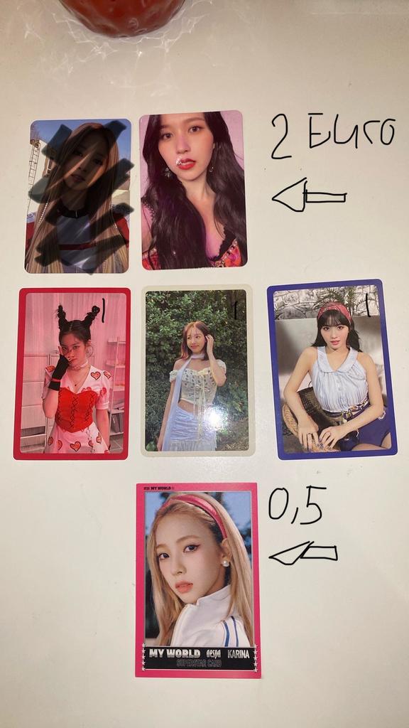 Girlgroup photocards TWICE en AESPA, Verzenden, Zo goed als nieuw, Overige onderwerpen