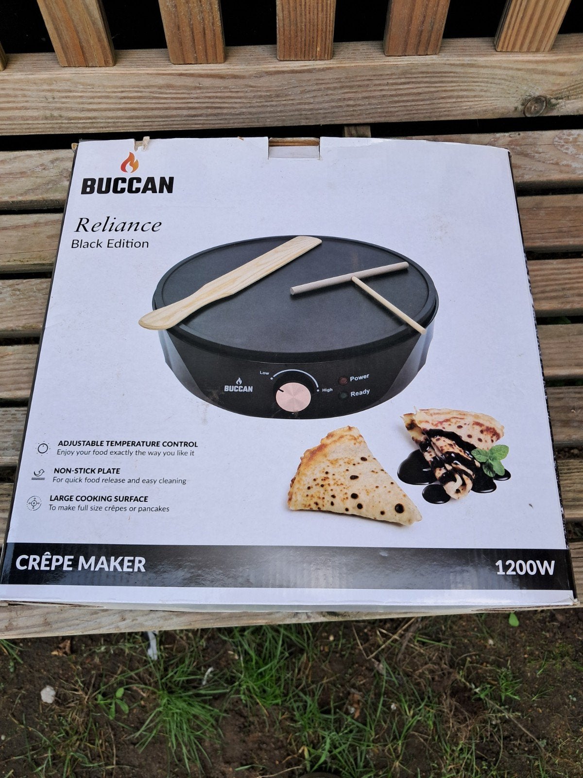 BUCCAN Reliance Crêpe Maker 1200W - Nieuw in doos, Ophalen, Nieuw