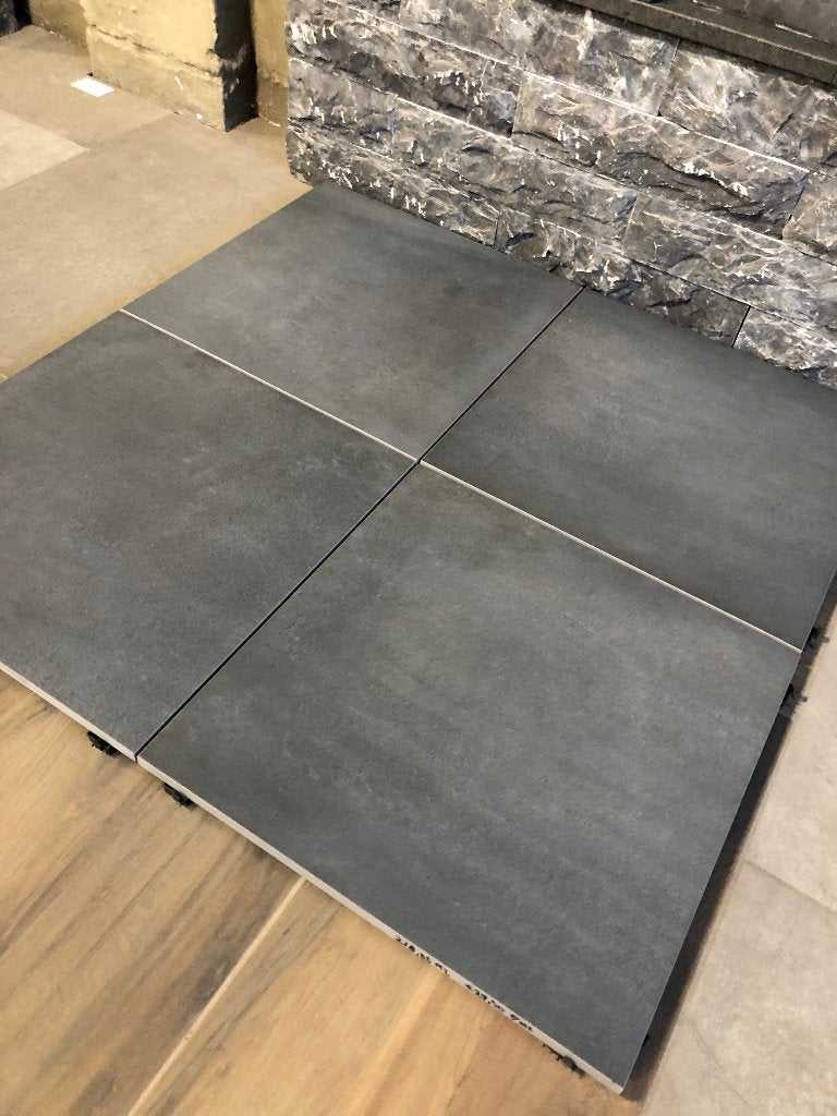 keramische terrastegels Land black 60x60x2 cm actie, Keramiek, Nieuw, Ophalen of Verzenden, 10 m² of meer