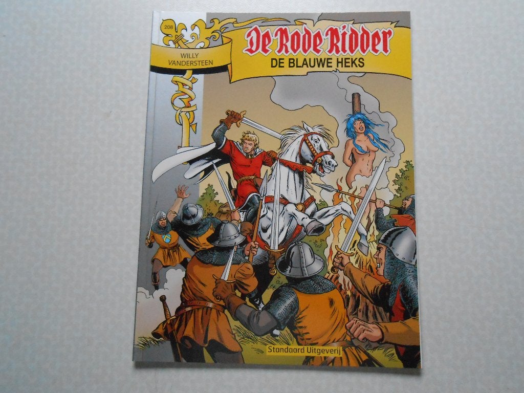 Rode ridder 208 De blauwe heks 2005 1 ste druk., Willy Vandersteen, Eén stripboek, Nieuw, Ophalen of Verzenden