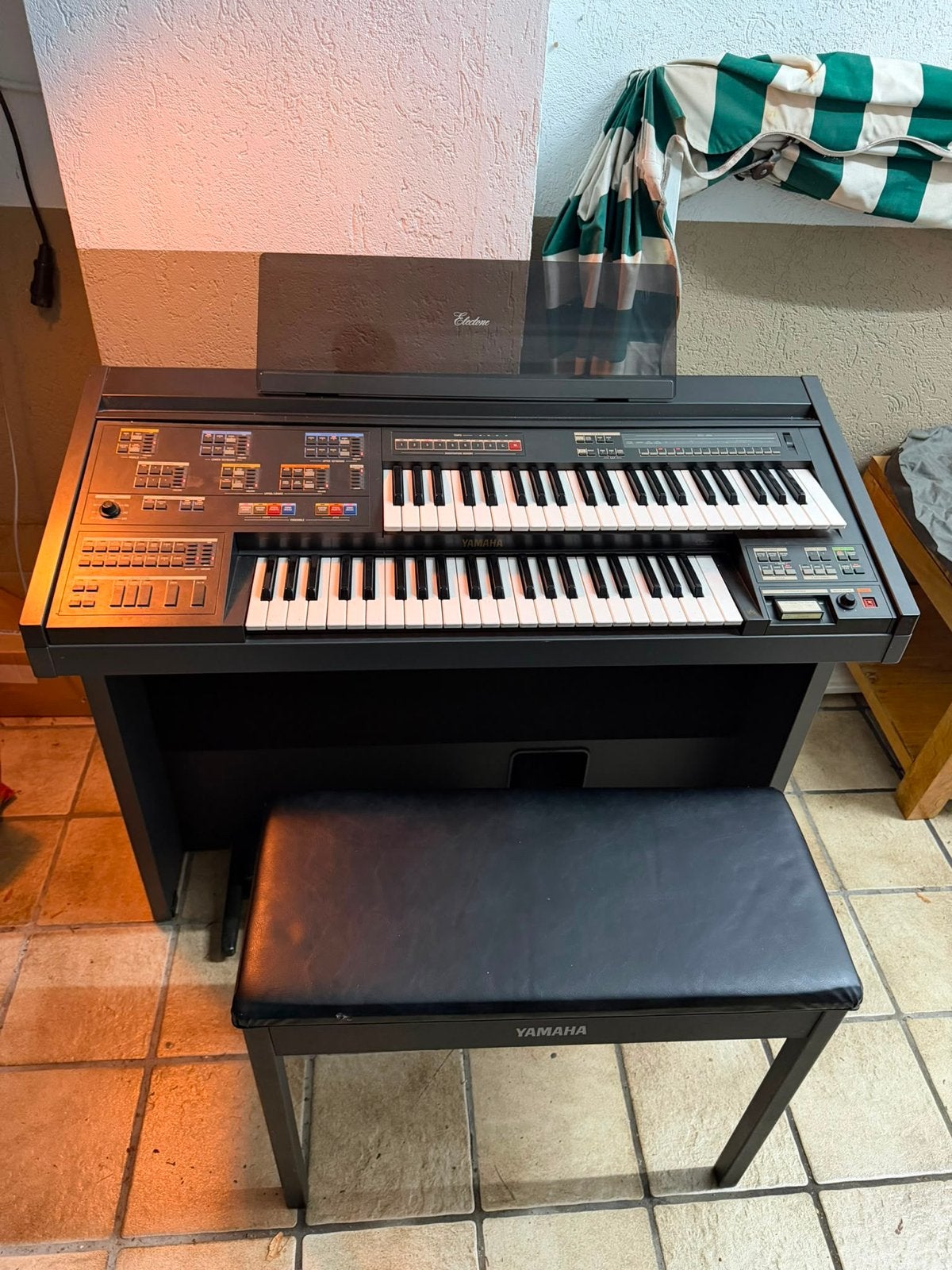 Yamaha Electone Orgel met 2 klavieren en pedalen, Muziek en Instrumenten, Orgels, Ophalen, Gebruikt, 2 klavieren, Orgel
