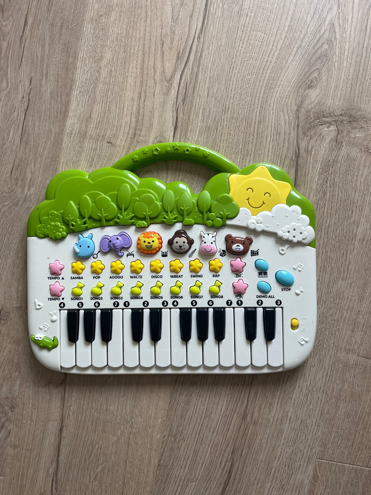 Baby piano met dierengeluiden en muziek, Ophalen, Zo goed als nieuw, Overige typen, Met geluid