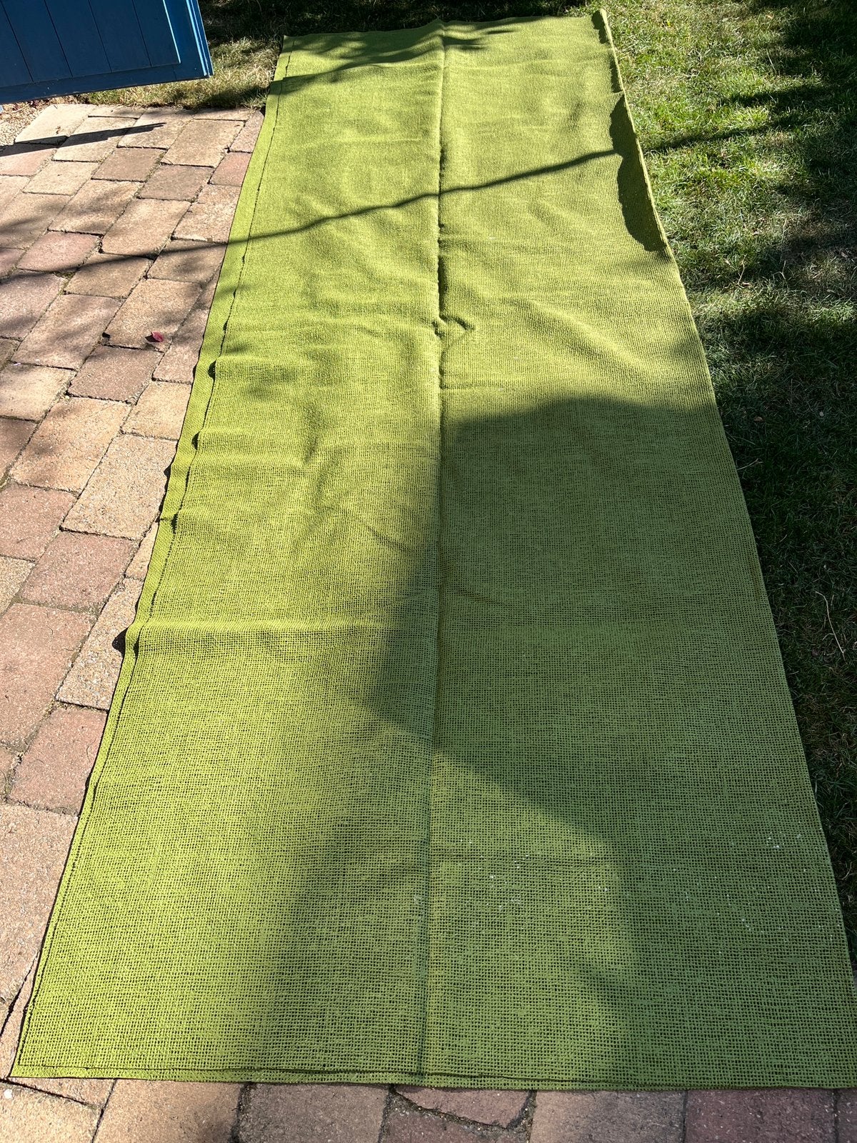 Groen tenttapijt voortent tapijt luifeltapijt 250 bij 350 cm, Ophalen, Gebruikt