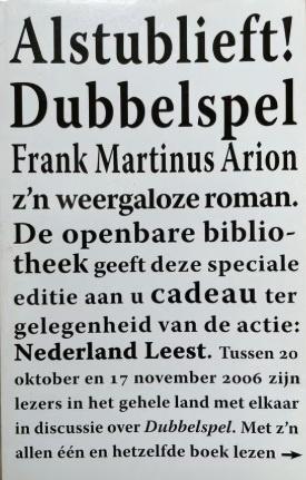 Frank Martinus Arion - Dubbelspel ( incl.verz.kosten ), Verzenden, Zo goed als nieuw, Frank Martinus Arion