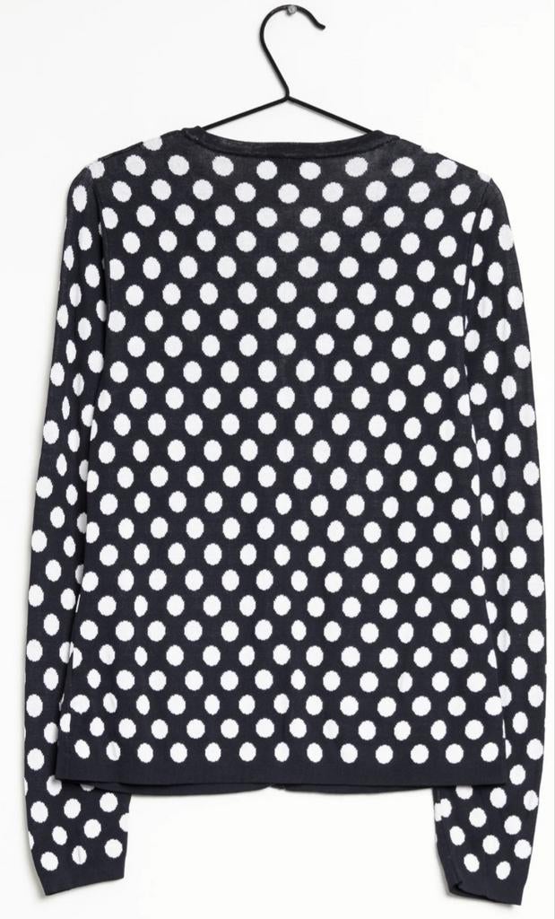 Gerry Weber blauw-witte Polka Dot Vest, Blauw, Maat 46/48 (XL) of groter, Ophalen of Verzenden, Zo goed als nieuw
