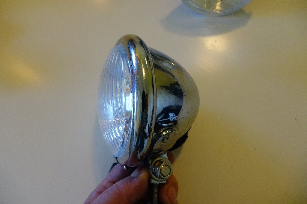 2 extra cafe racer bobber koplampen groot & kleinlicht, Ophalen of Verzenden