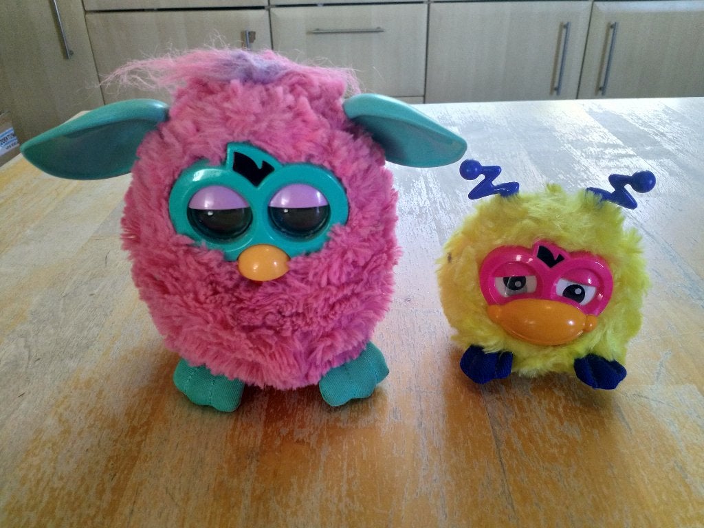 Grote en kleine Furby, Ophalen of Verzenden, Gebruikt